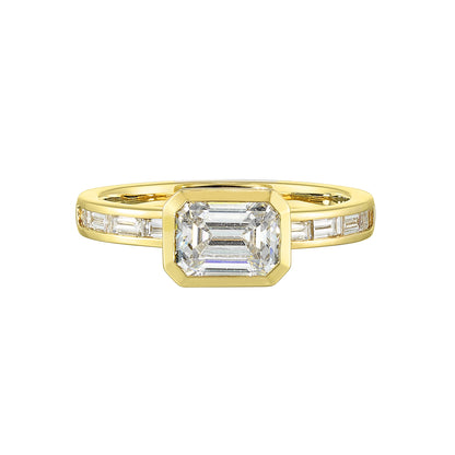 Yellow 14K Gold 0.47ct Diamond Engagement Ring