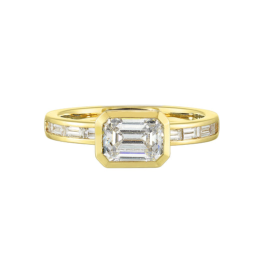 Yellow 14K Gold 0.47ct Diamond Engagement Ring