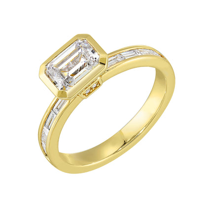 Yellow 14K Gold 0.47ct Diamond Engagement Ring