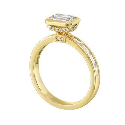 Yellow 14K Gold 0.47ct Diamond Engagement Ring