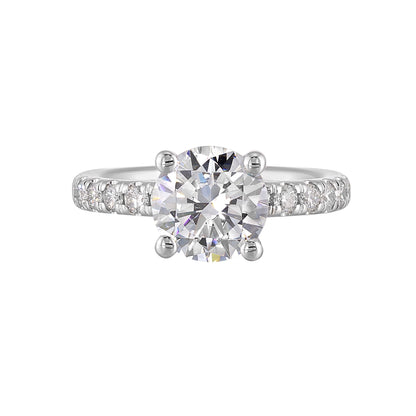 White 14K 0.42ct Diamond Engagement Ring