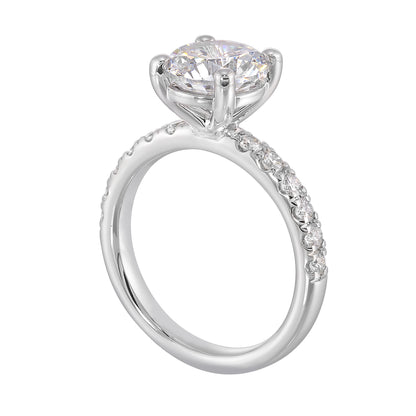 White 14K 0.42ct Diamond Engagement Ring