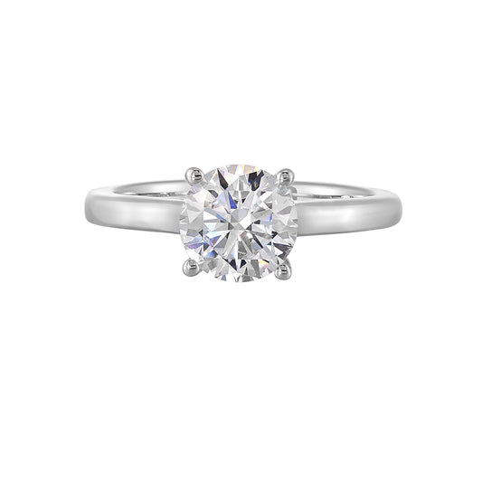 White 14K 0.06ct Diamond Engagement Ring