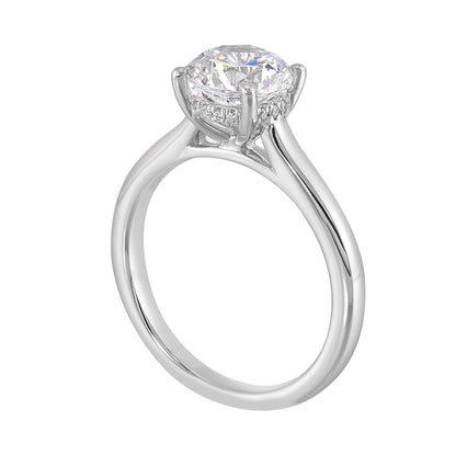 White 14K 0.06ct Diamond Engagement Ring