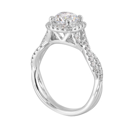 White 14K Gold 0.35ct Diamond Engagement Ring