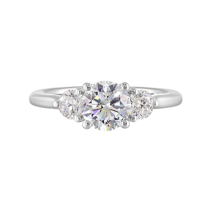 White 14K Gold 0.5ct Diamond Engagement Ring