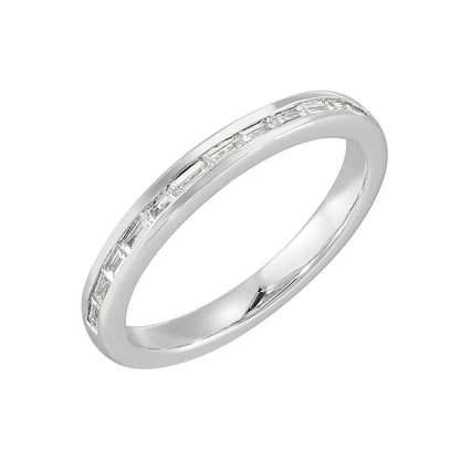 White 14K Gold 0.26ct Diamond Wedding Band