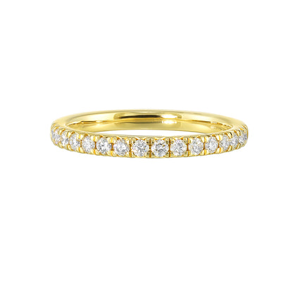 Yellow 14K Gold 0.32ct Diamond Wedding Band