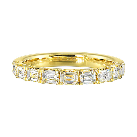 Yellow 14K Gold 0.9ct Diamond Wedding Band