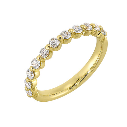 Yellow 14K Gold 0.48ct Diamond Wedding Band