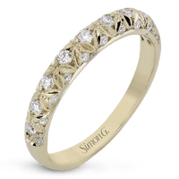 Anniversary Ring In 18k Gold With Diamonds - Simon G. Jewelry