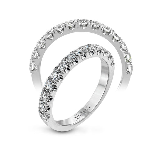 Anniversary Ring In 18k Gold With Diamonds - Simon G. Jewelry