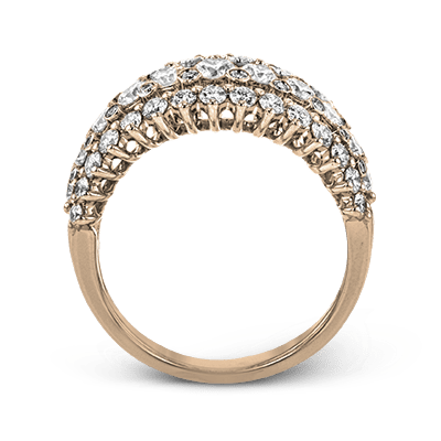 Anniversary Ring In 18k Gold With Diamonds