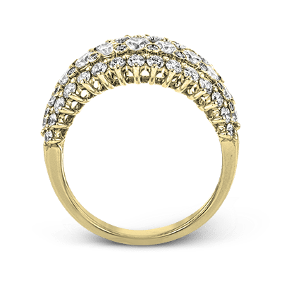 Anniversary Ring In 18k Gold With Diamonds