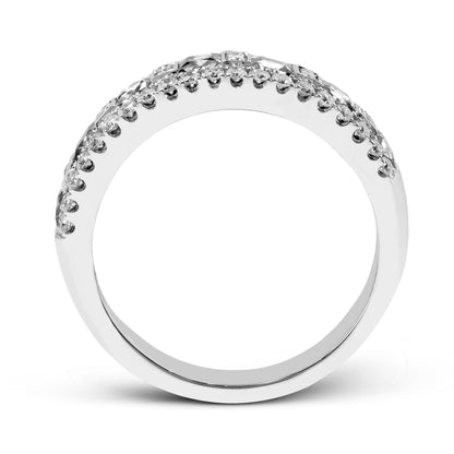 Anniversary Ring In 18k Gold With Diamonds