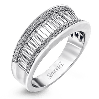 Anniversary Ring In 18k Gold With Diamonds - Simon G. Jewelry