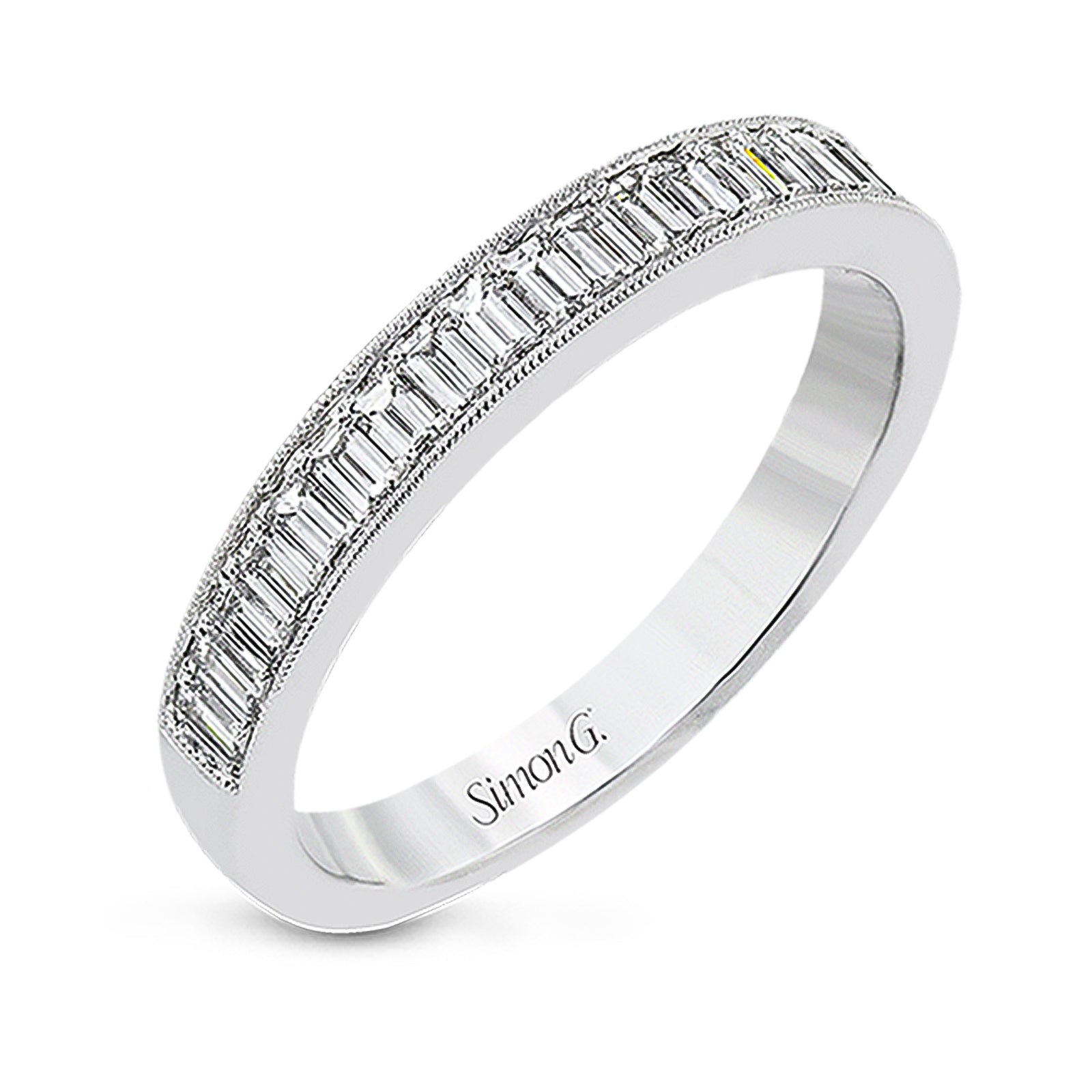 Anniversary Ring In 18k Gold With Diamonds - Simon G. Jewelry