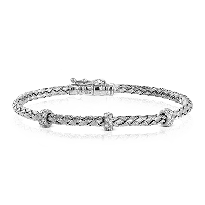 Bangle in 18k Gold with Diamonds