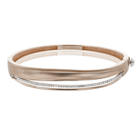 Bangle in 18k Gold with Diamonds - Simon G. Jewelry