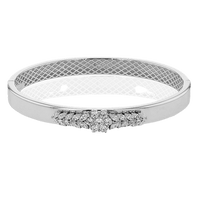 Bangle in 18k Gold with Diamonds - Simon G. Jewelry