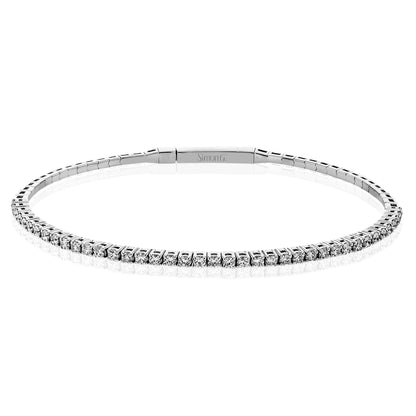 Bangle in 18k Gold with Diamonds