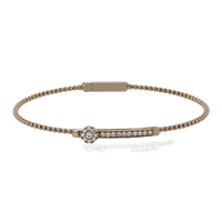 Beaded Bangle in 18k Gold with Diamonds - Simon G. Jewelry