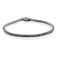 Bracelet in 18k Gold with Black Diamonds - Simon G. Jewelry
