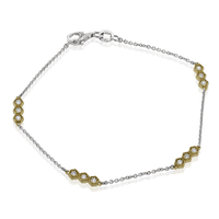 Bracelet in 18k Gold with Diamonds - Simon G. Jewelry