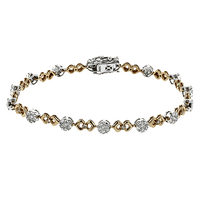 Bracelet in 18k Gold with Diamonds - Simon G. Jewelry