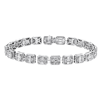 Bracelet in 18k Gold with Diamonds - Simon G. Jewelry