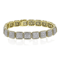 Bracelet in 18k Gold with Diamonds - Simon G. Jewelry