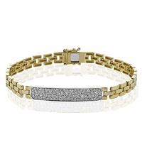 Bracelet in 18k Gold with Diamonds - Simon G. Jewelry
