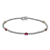 Color Bracelet in 18k Gold with Diamonds - Simon G. Jewelry