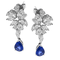 Color Earrings in 18k Gold with Diamonds - Simon G. Jewelry