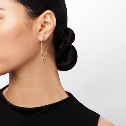 Earring (CUSTOM ORDER, ONE EARRING ONLY) in 18k Gold with Diamonds