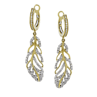 Earring in 18k Gold with Diamonds - Simon G. Jewelry