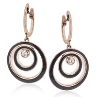 Earrings in 18k Gold with Diamonds - Simon G. Jewelry