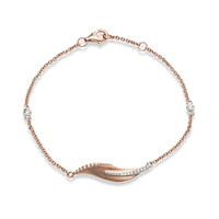 Fallen Leaves Bracelet in 18k Gold with Diamonds - Simon G. Jewelry