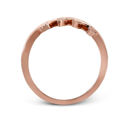 Fallen Leaves Fashion Ring In 18k Gold With Diamonds