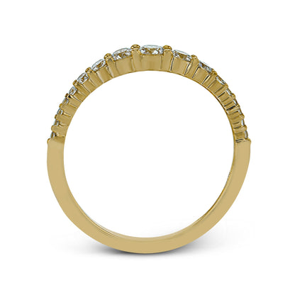 Fashion Ring In 18k Gold With Diamonds
