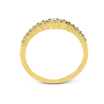 Fashion Ring In 18k Gold With Diamonds