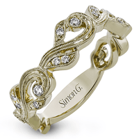 Fashion Ring in 18k Gold with Diamonds - Simon G. Jewelry