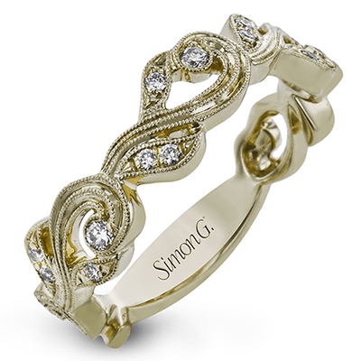 Fashion Ring in 18k Gold with Diamonds - Simon G. Jewelry