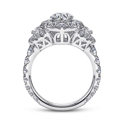 Gabriel & Co. "Eve" Massive Marquise Halo Diamond Engagement Ring