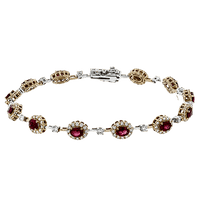 Gemstone Color Bracelet in 18k Gold with Diamonds - Simon G. Jewelry