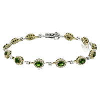 Gemstone Color Bracelet in 18k Gold with Diamonds - Simon G. Jewelry