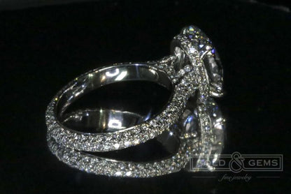 "Nest of Diamonds" - Custom Engagement Rings