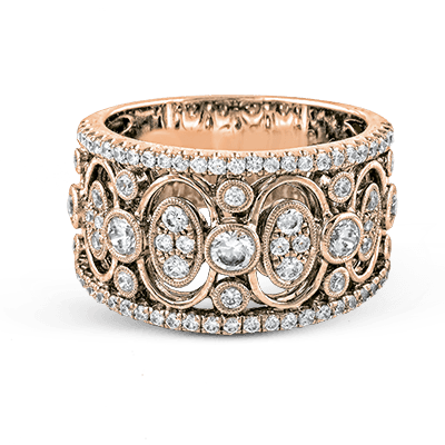 Harmonie Fashion Ring in 18k Gold with Diamonds