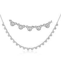 Harmonie Necklace in 18k Gold with Diamonds - Simon G. Jewelry