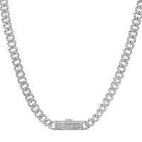 Lock Necklace in 14k Gold with Diamonds - Simon G. Jewelry